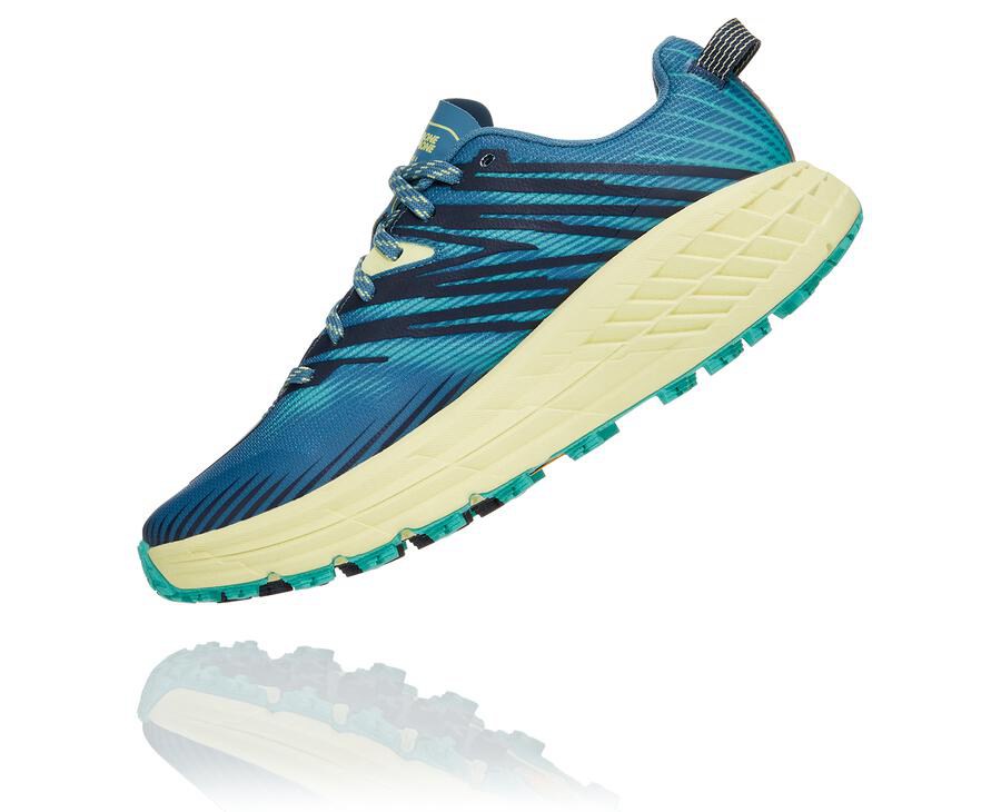 Hoka One One Trailsko Dame - Speedgoat 4 - Blå - 359740ELH